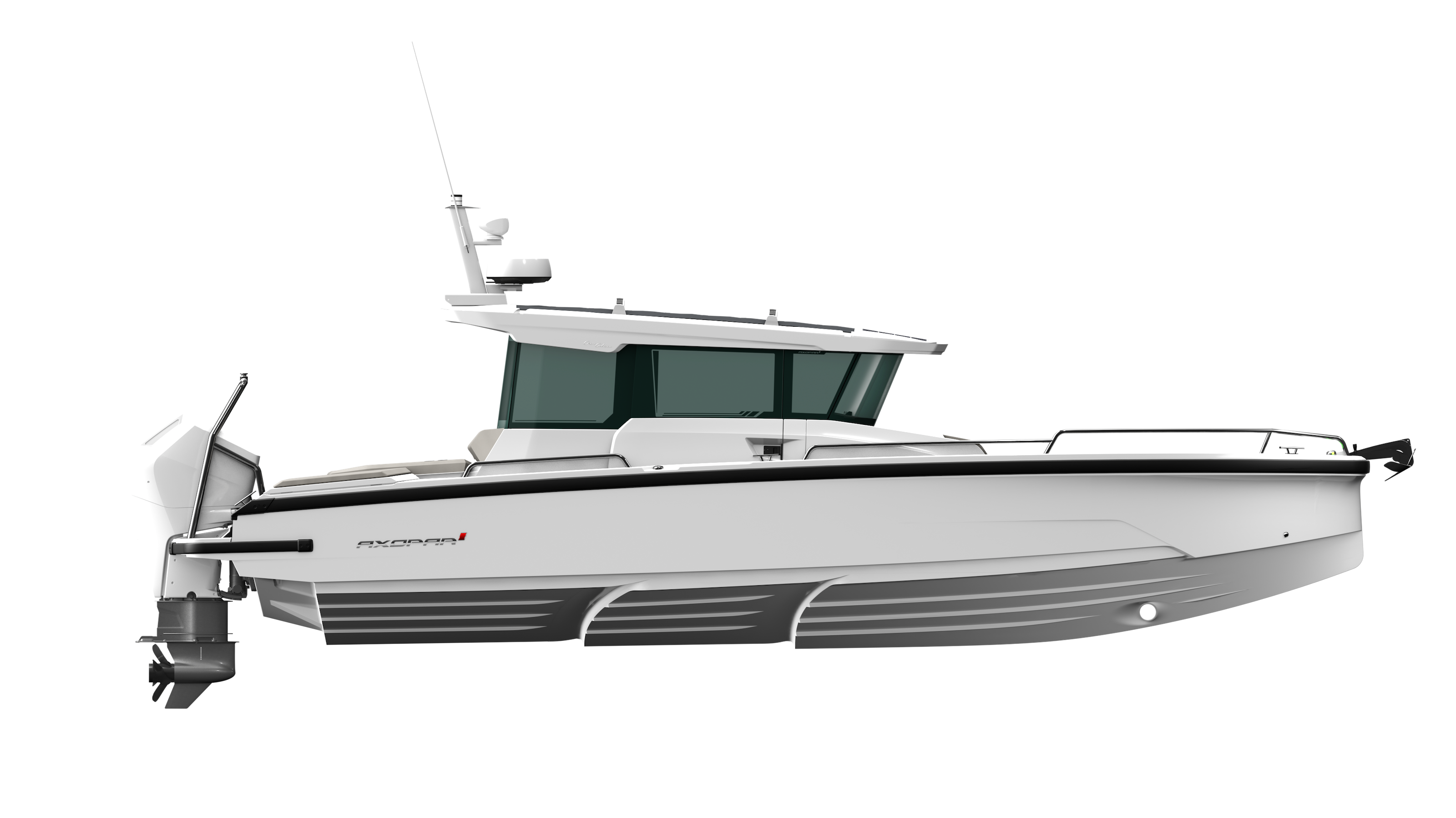 Axopar 29 Cross Cabin Render