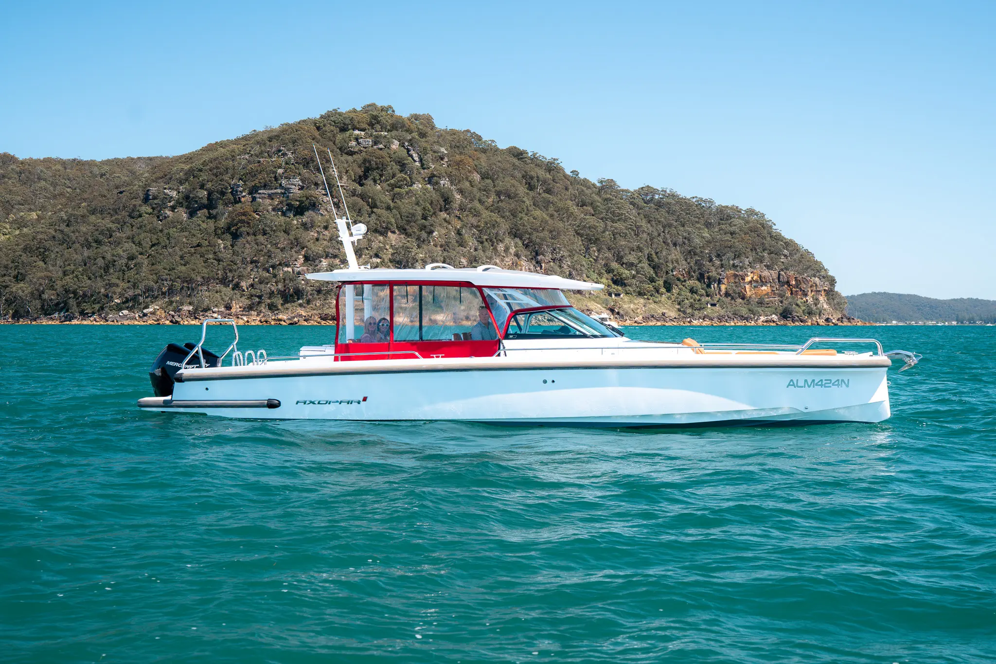 Pardo 50 yacht on the water