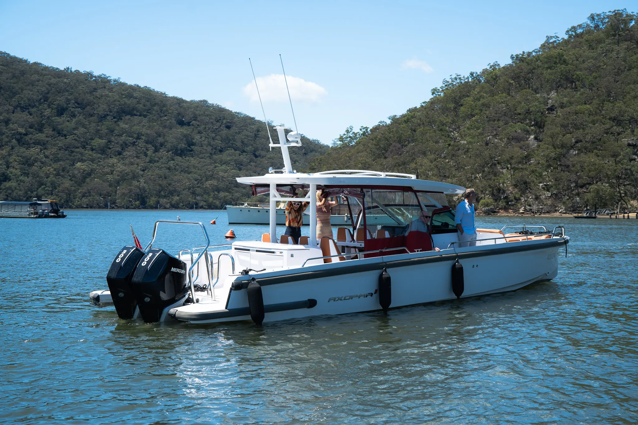 Pardo 50 yacht on the water