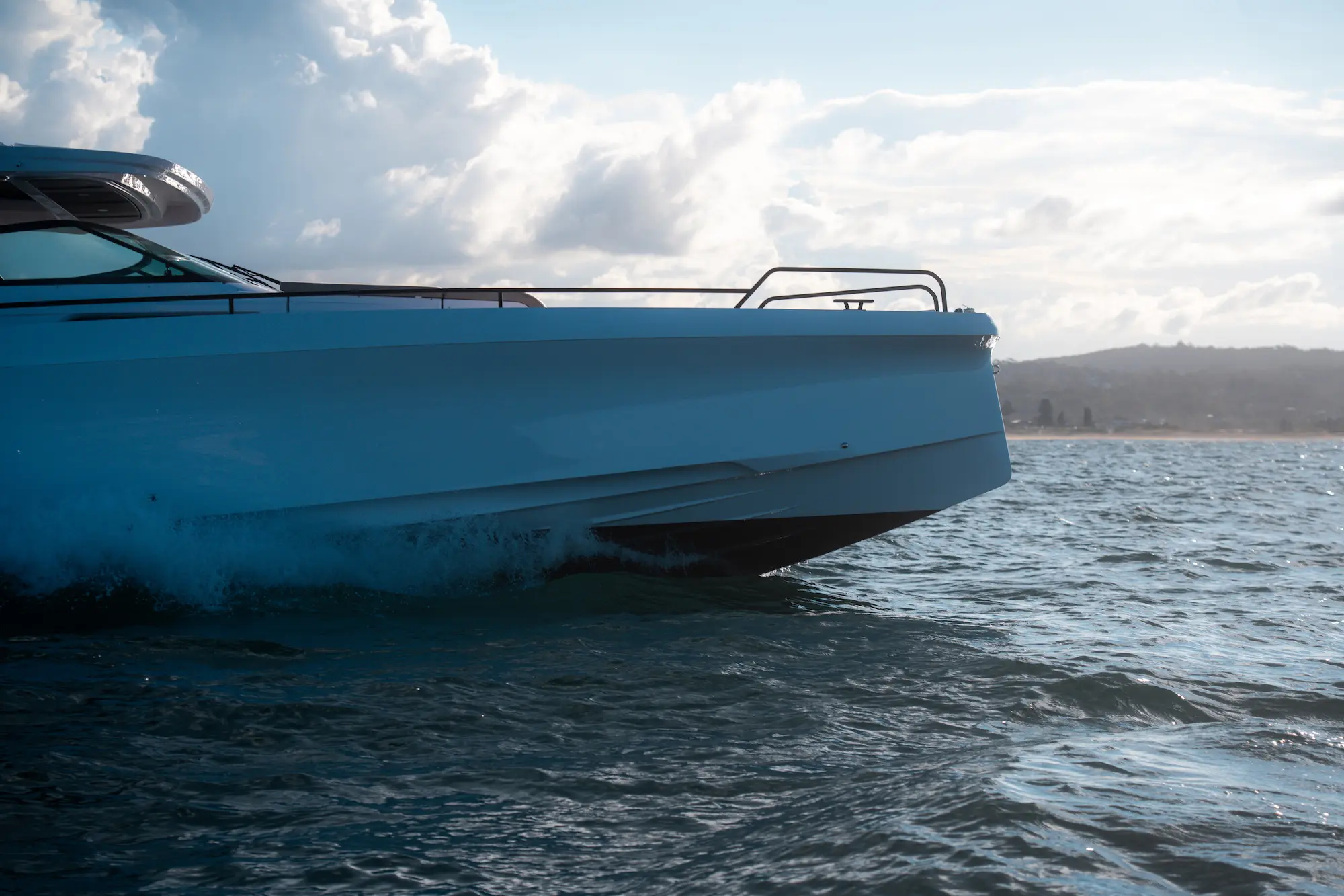 Offshore Performance Boats Axopar 45 Sun Top Bow