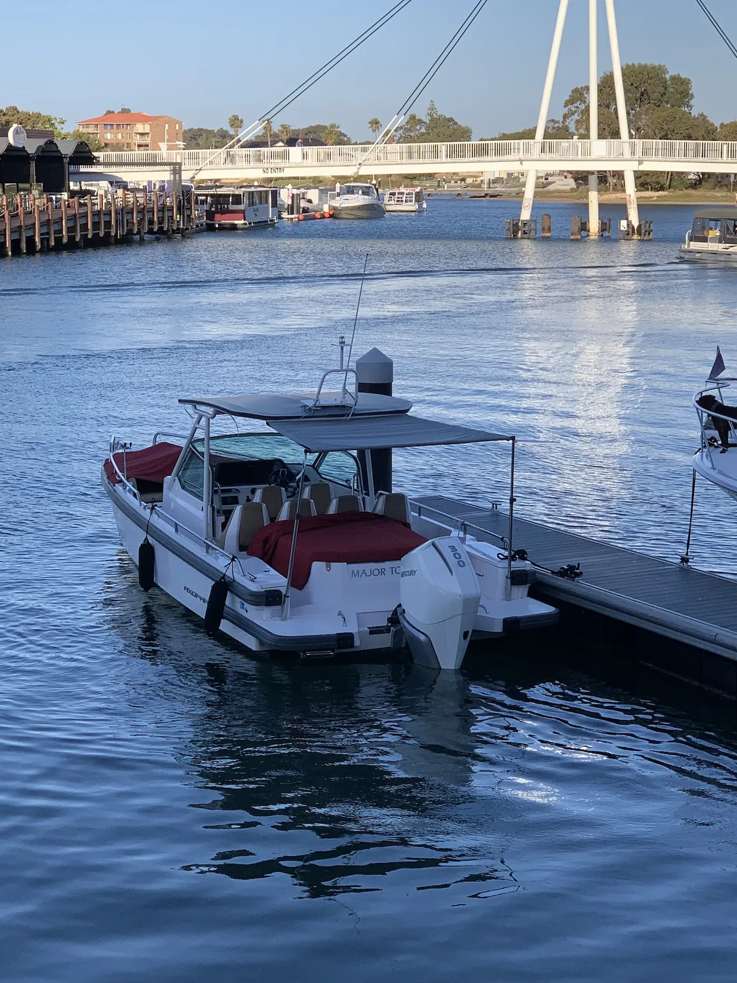 IMG_5234 Offshore Performance Boats Axopar 45 Sun Top Bow