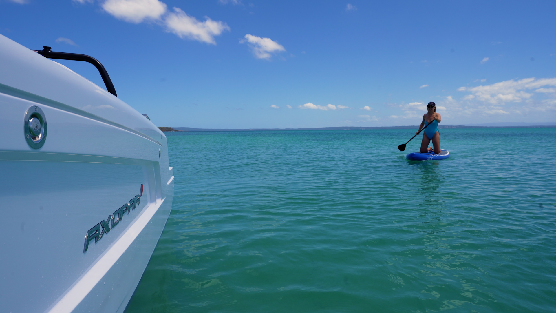 paddleboarding