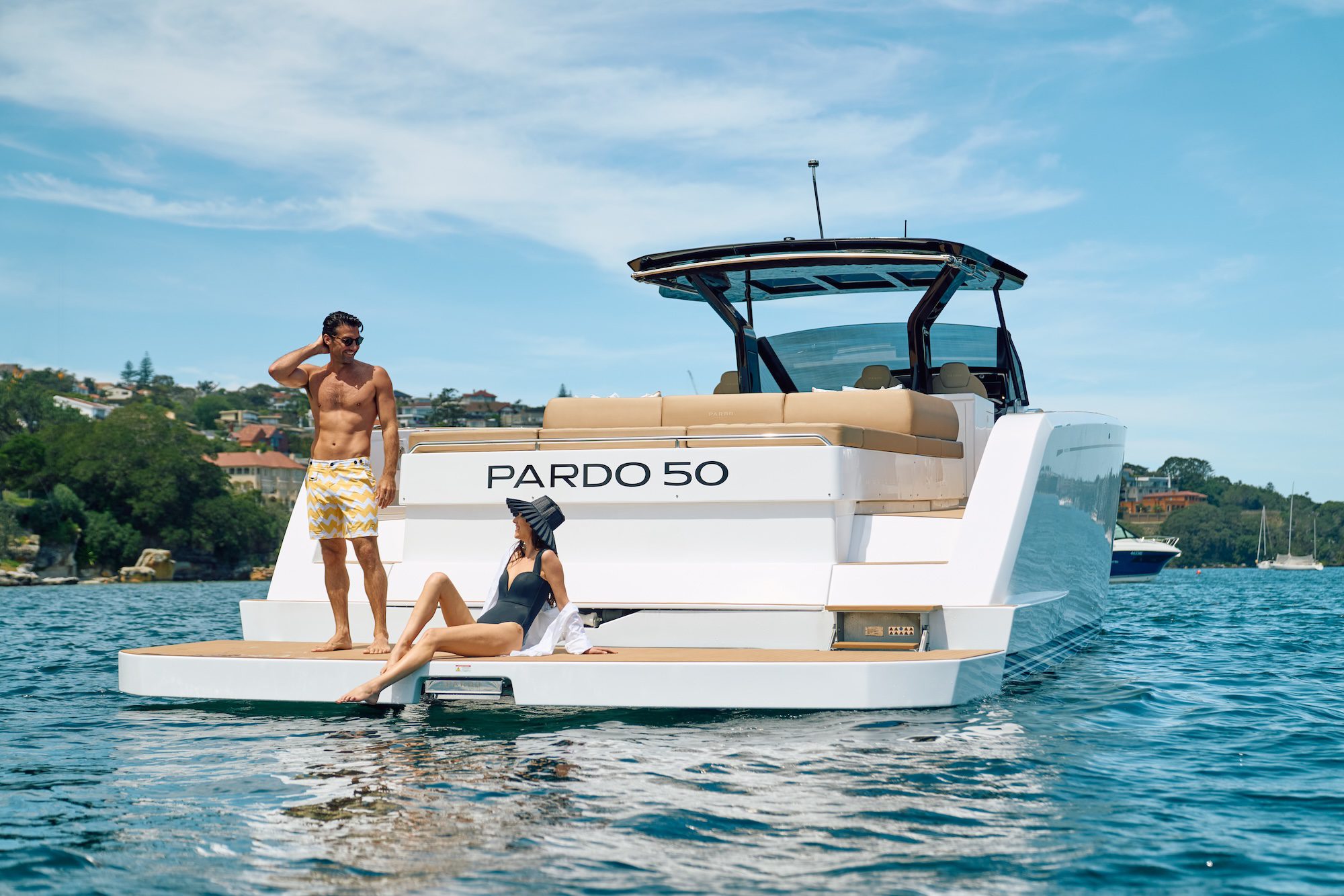 DSC03940 Pardo 50 yacht on the water