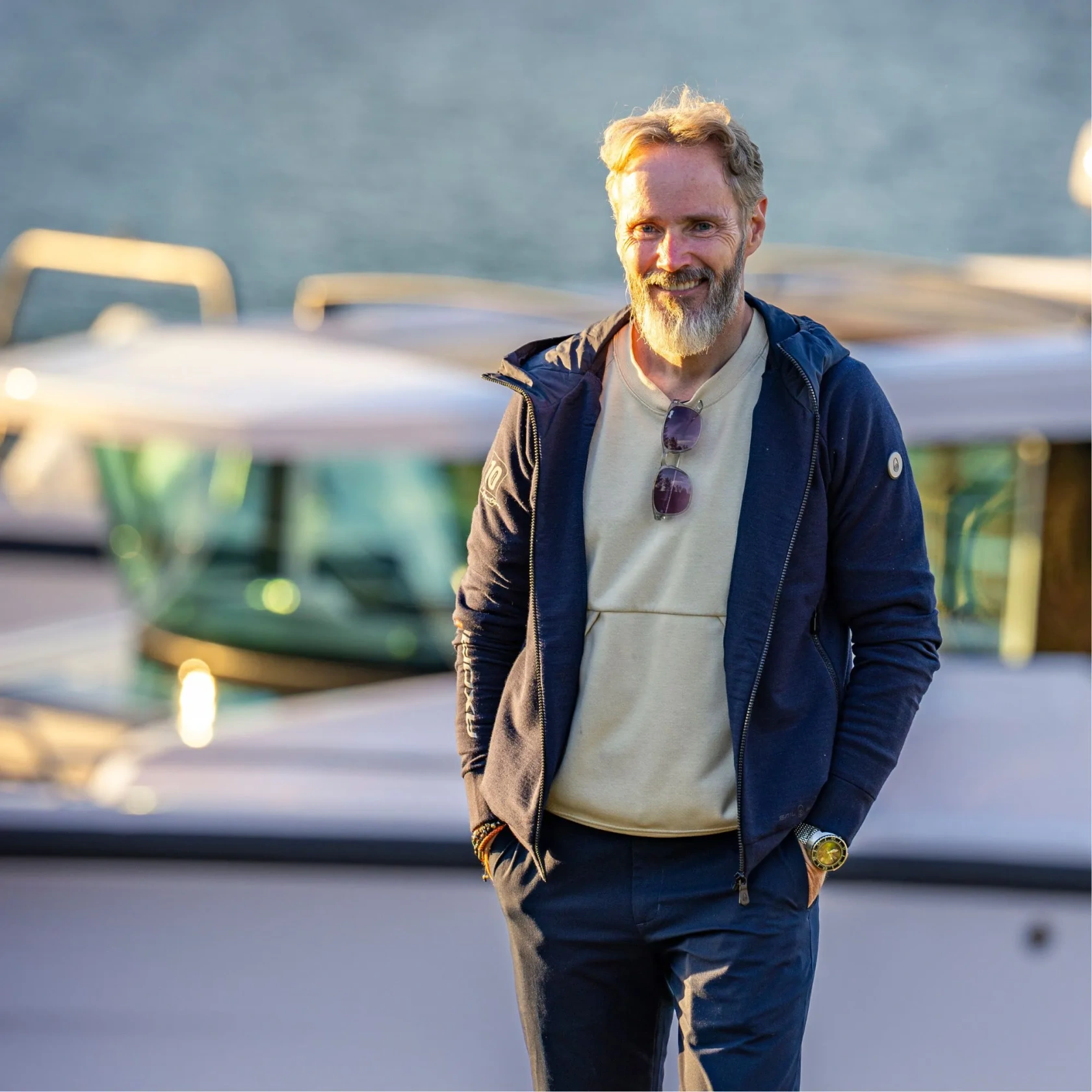 Pardo 50 yacht on the water