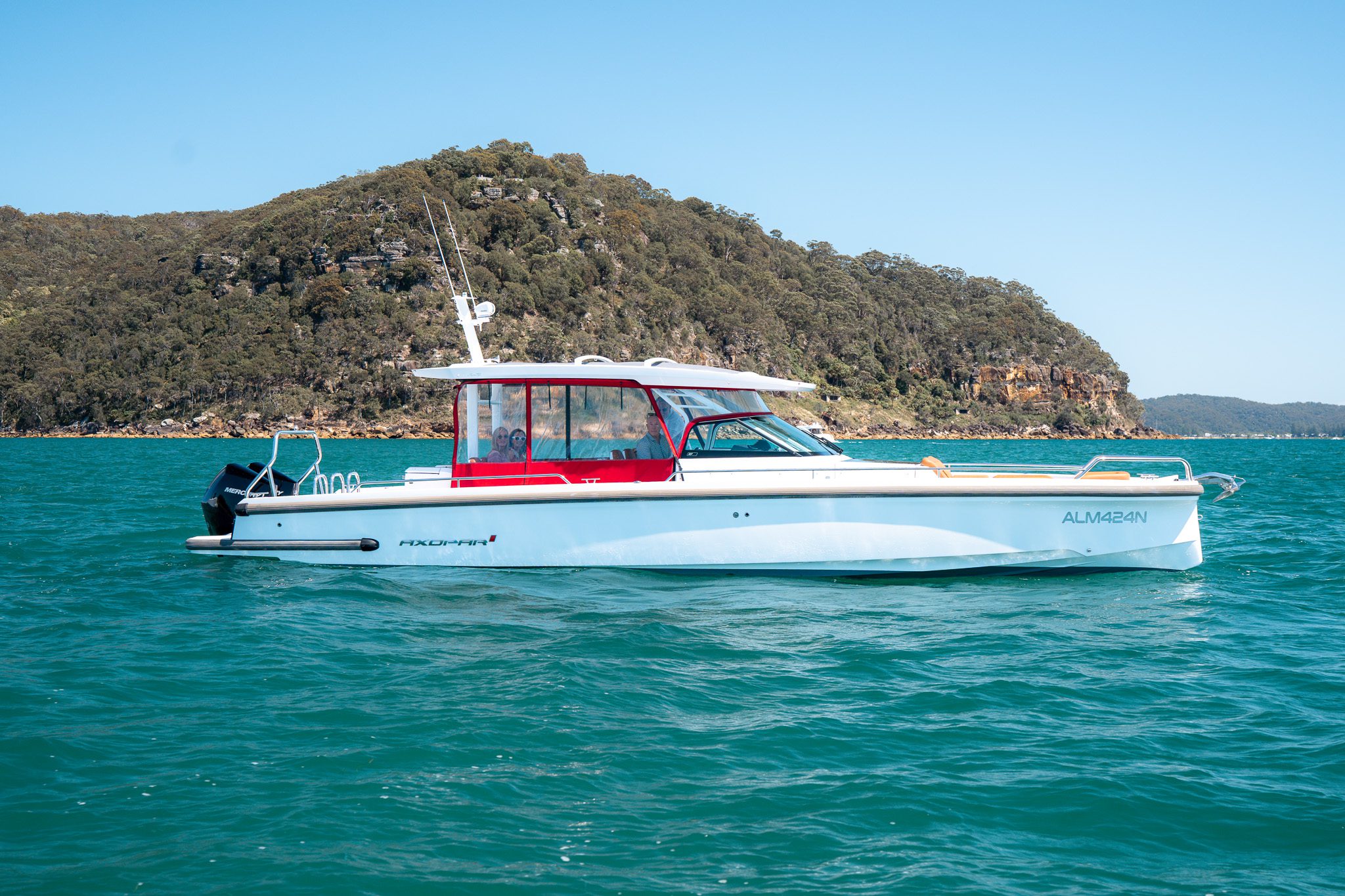 Pardo 50 yacht on the water
