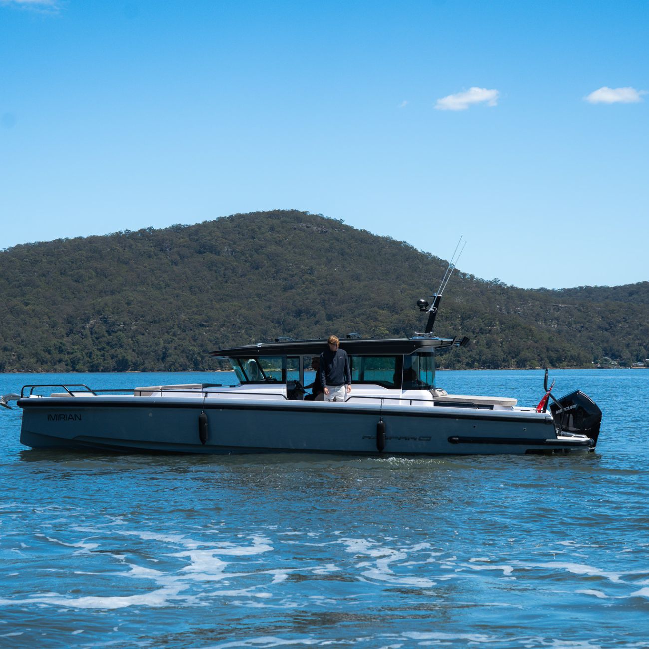 Pardo 50 yacht on the water