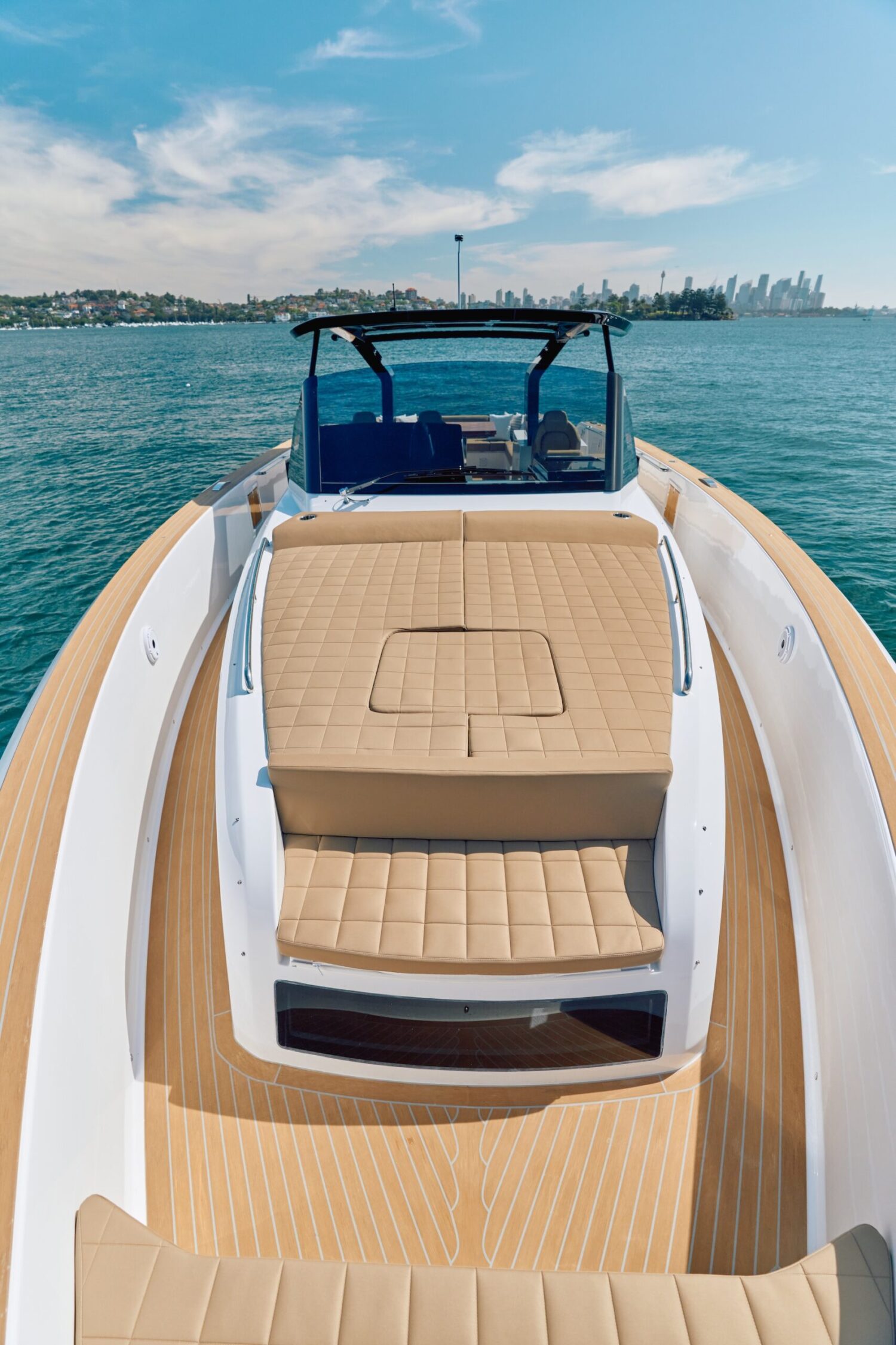 Pardo 50 yacht bow